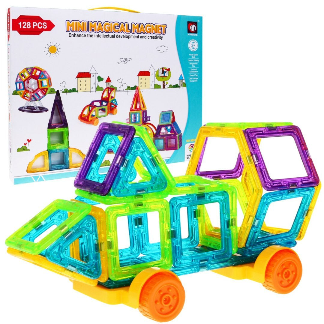 Ogroman set magnetskih kockica 128 kom
