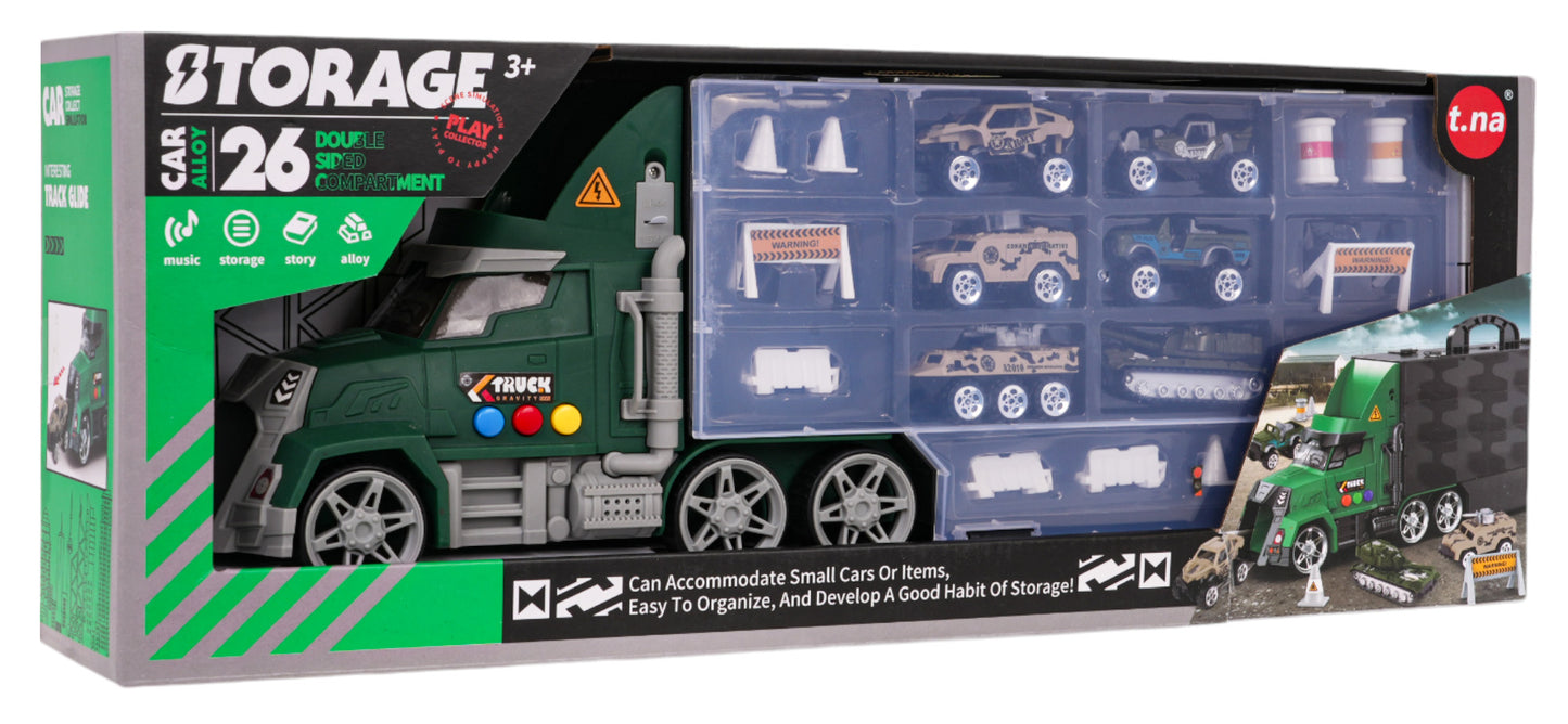 Kamion set s lanserom + automobili i dodaci