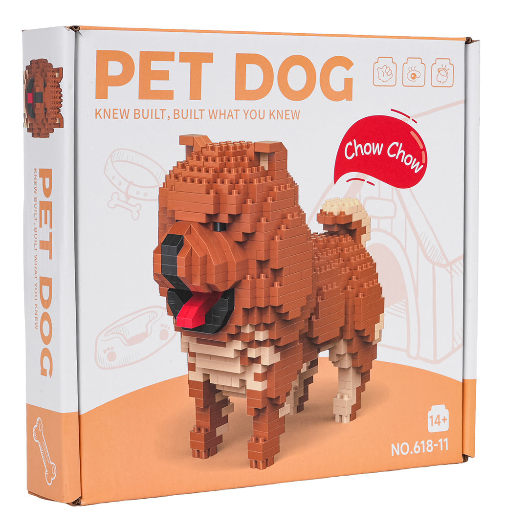 Set za gradnju od 800 dijelova Chow Chow