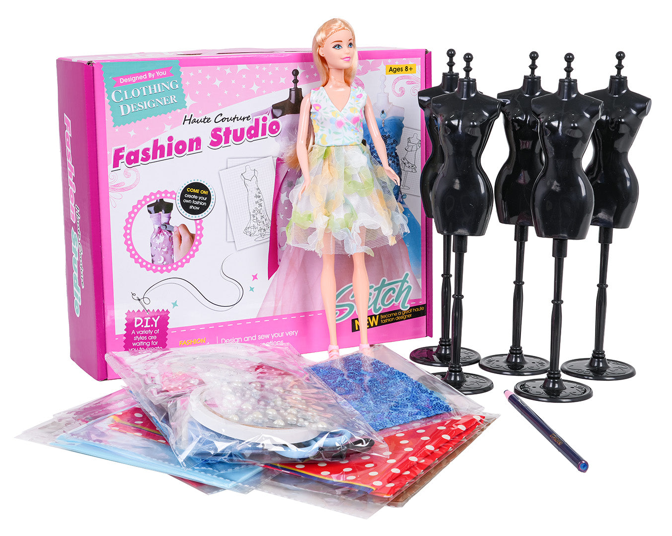 Mali dizajnerski set, šareni materijali