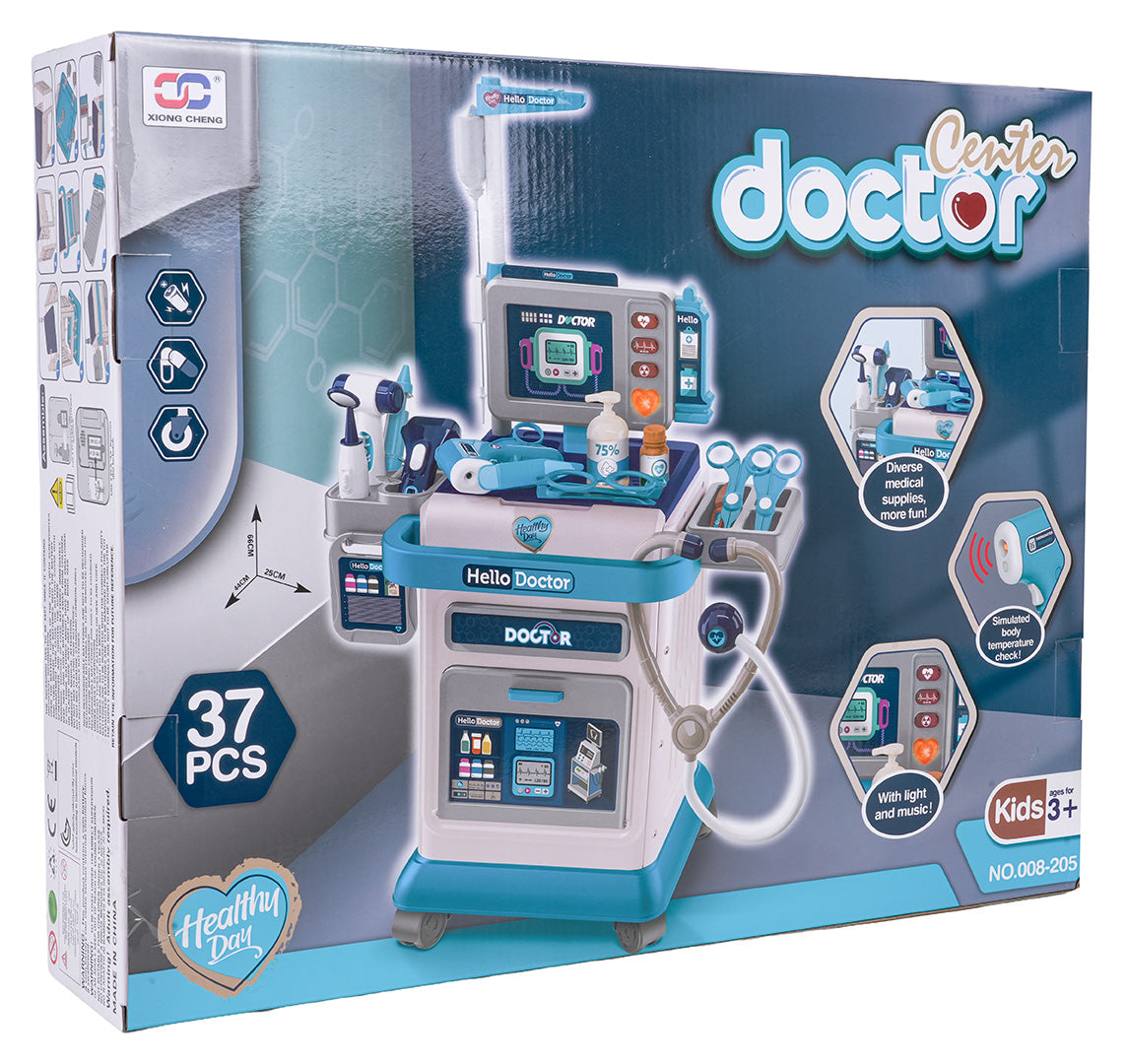 MEGA doktor Set + pribor — Narančasta | Plava