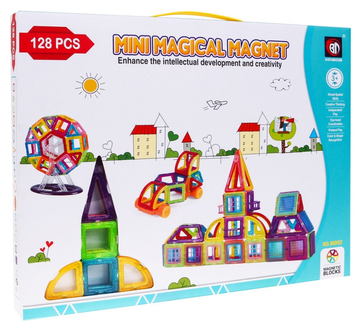 Ogroman set magnetskih kockica 128 kom