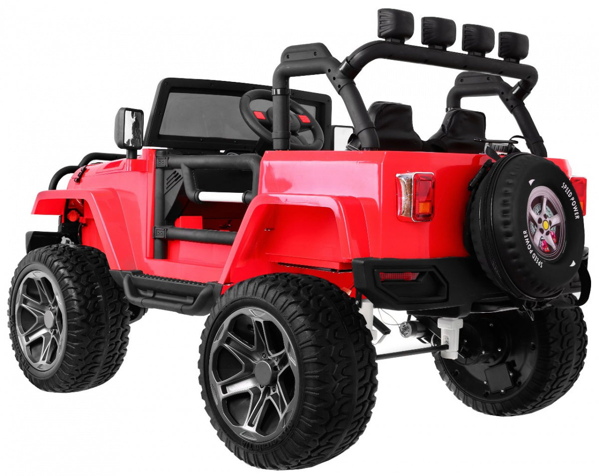 Monster Jeep 4 × 4 crveni