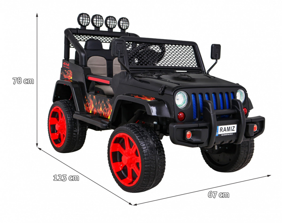 NOVI Raptor DRIFTER 4 × 4 Flames