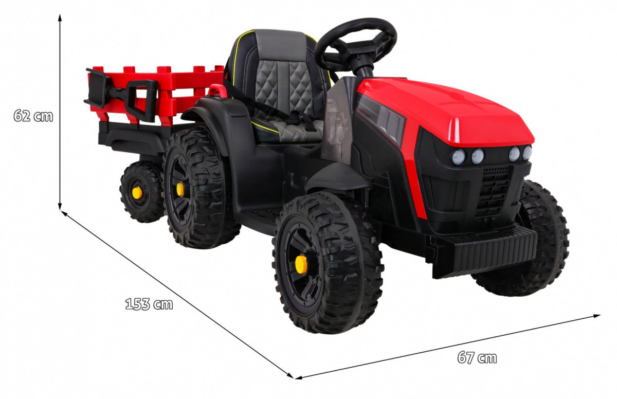 Traktor Titanium S Prikolicom | Crvena