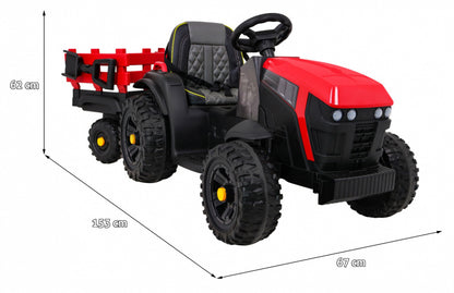 Traktor Titanium S Prikolicom | Crvena