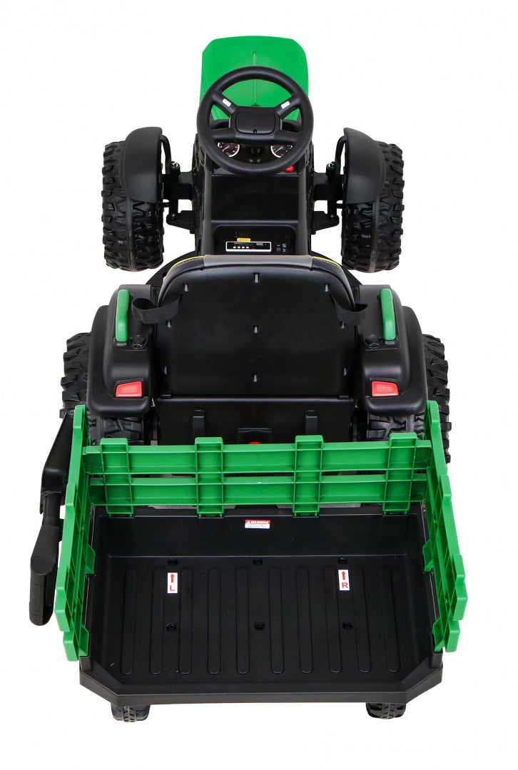 Traktor Titanium S Prikolicom | Zelena