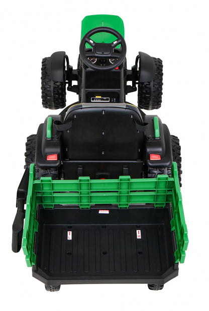 Traktor Titanium S Prikolicom | Zelena