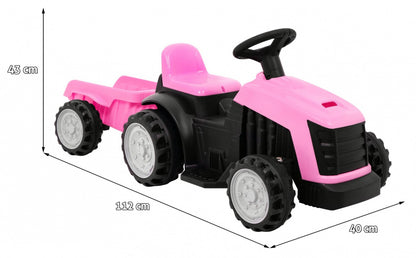 Traktor s prikolicom Pink