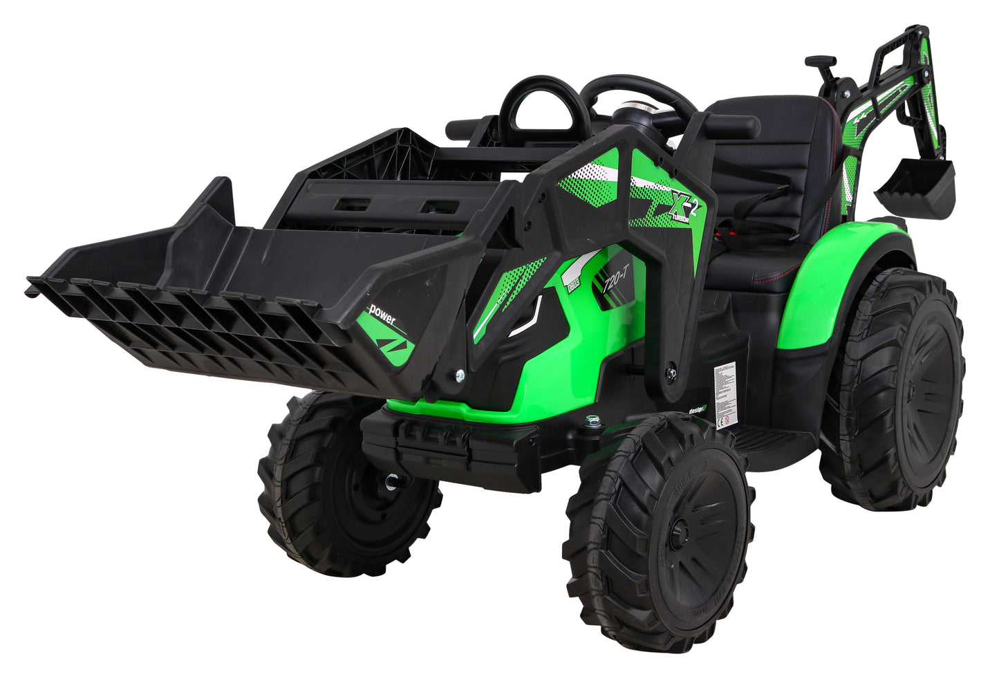 Buggy traktor s prikolicom 720-T | Zelena