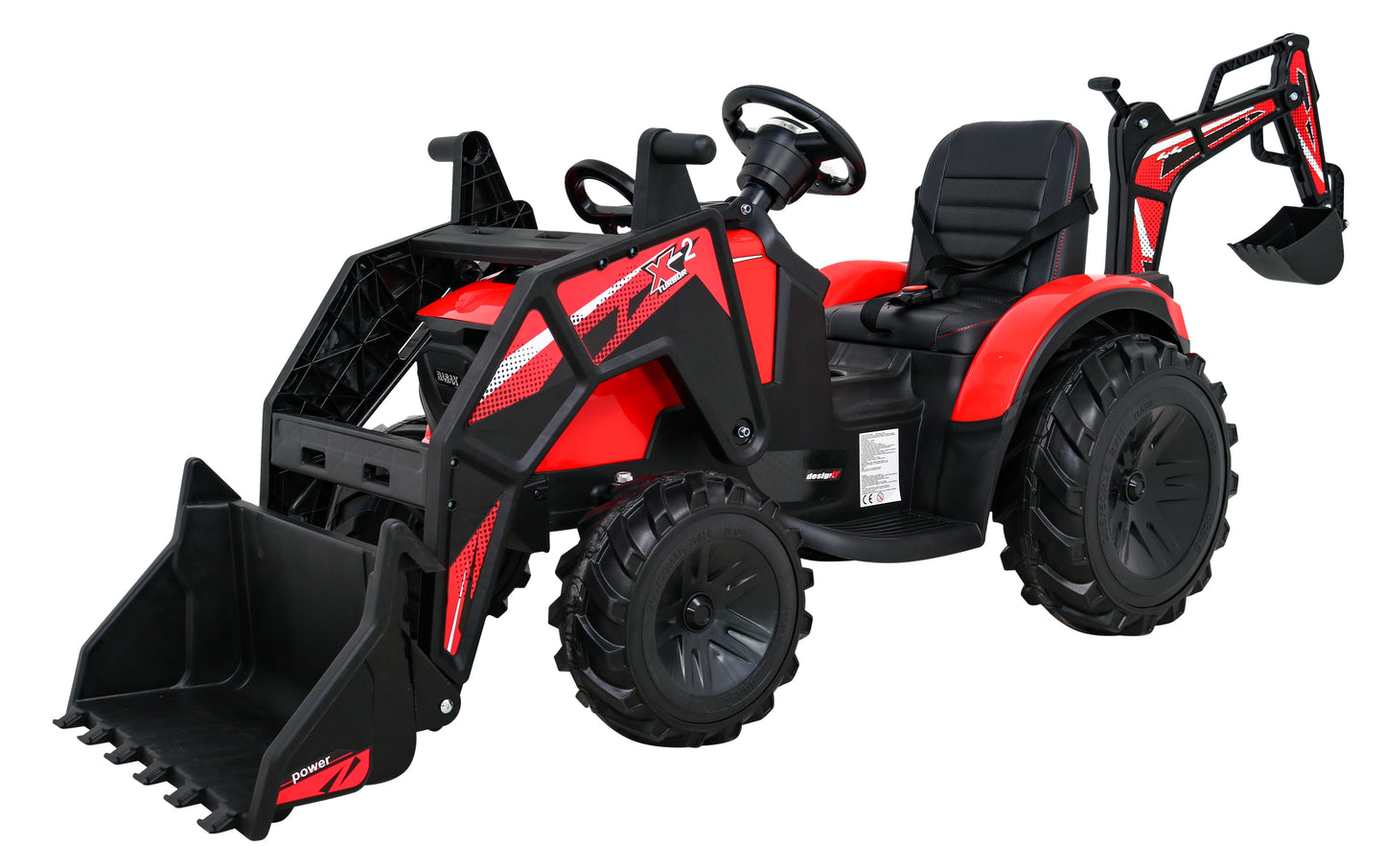 Buggy traktor s prikolicom 720-T | Crvena