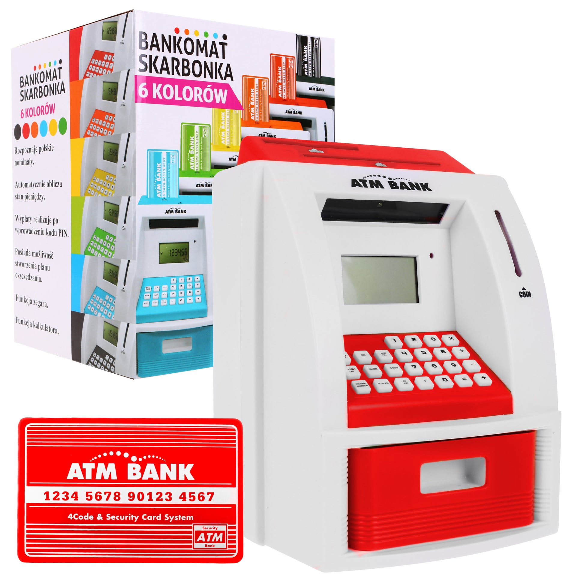 Bankomat PL — Crna | Crvena