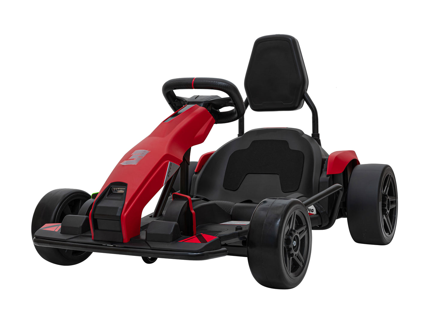 Gokart Fast 3 Drift bijele boje | Crvena