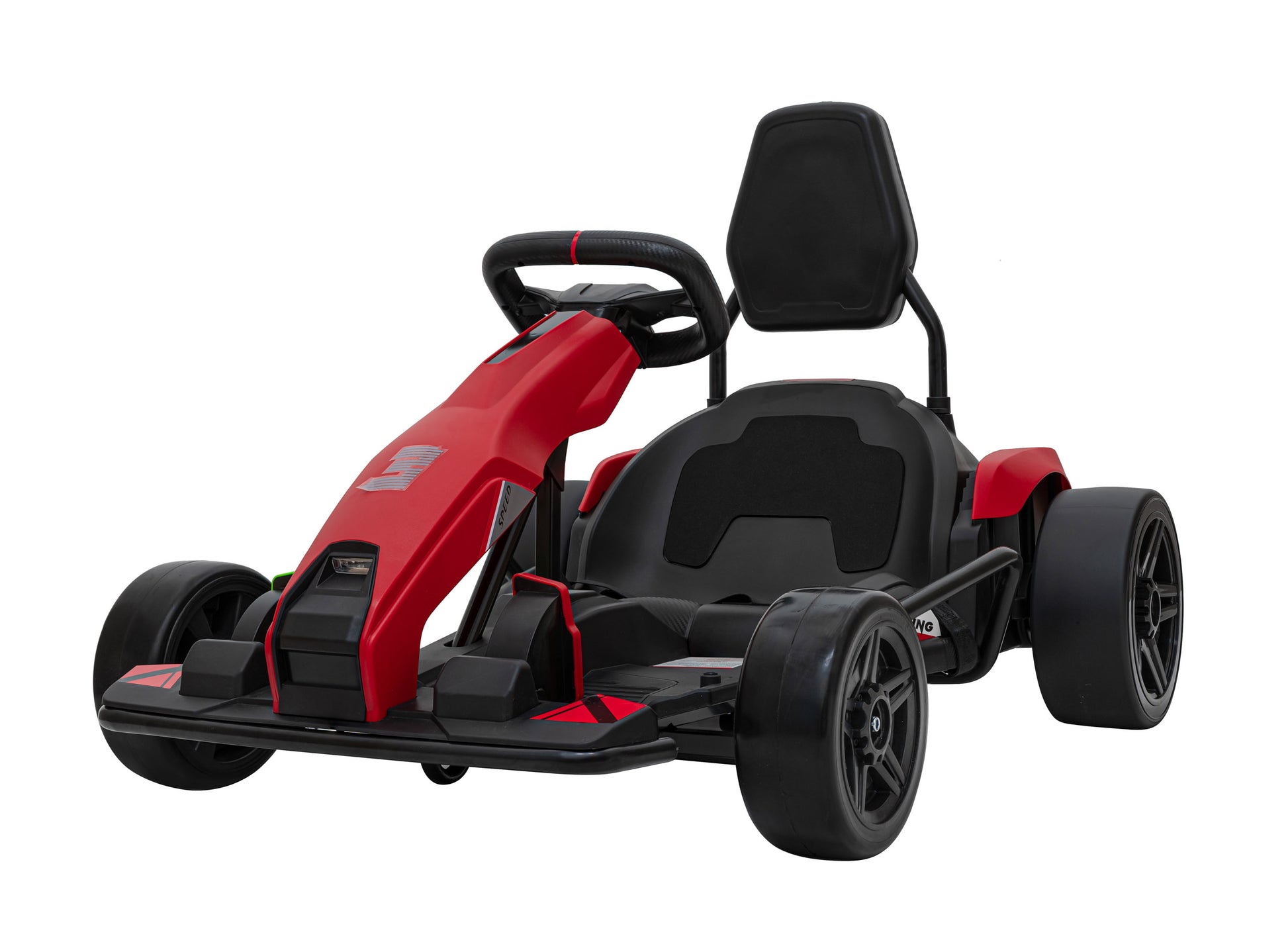 Gokart Fast 3 Drift bijele boje | Crvena