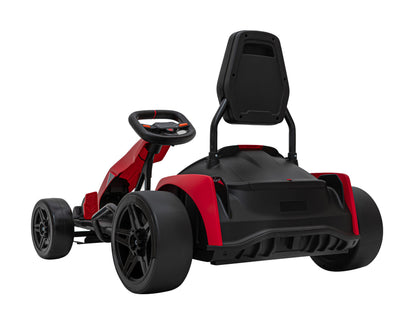 Gokart Fast 3 Drift bijele boje | Crvena