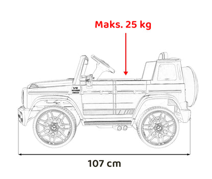 Mercedes G63 crvena