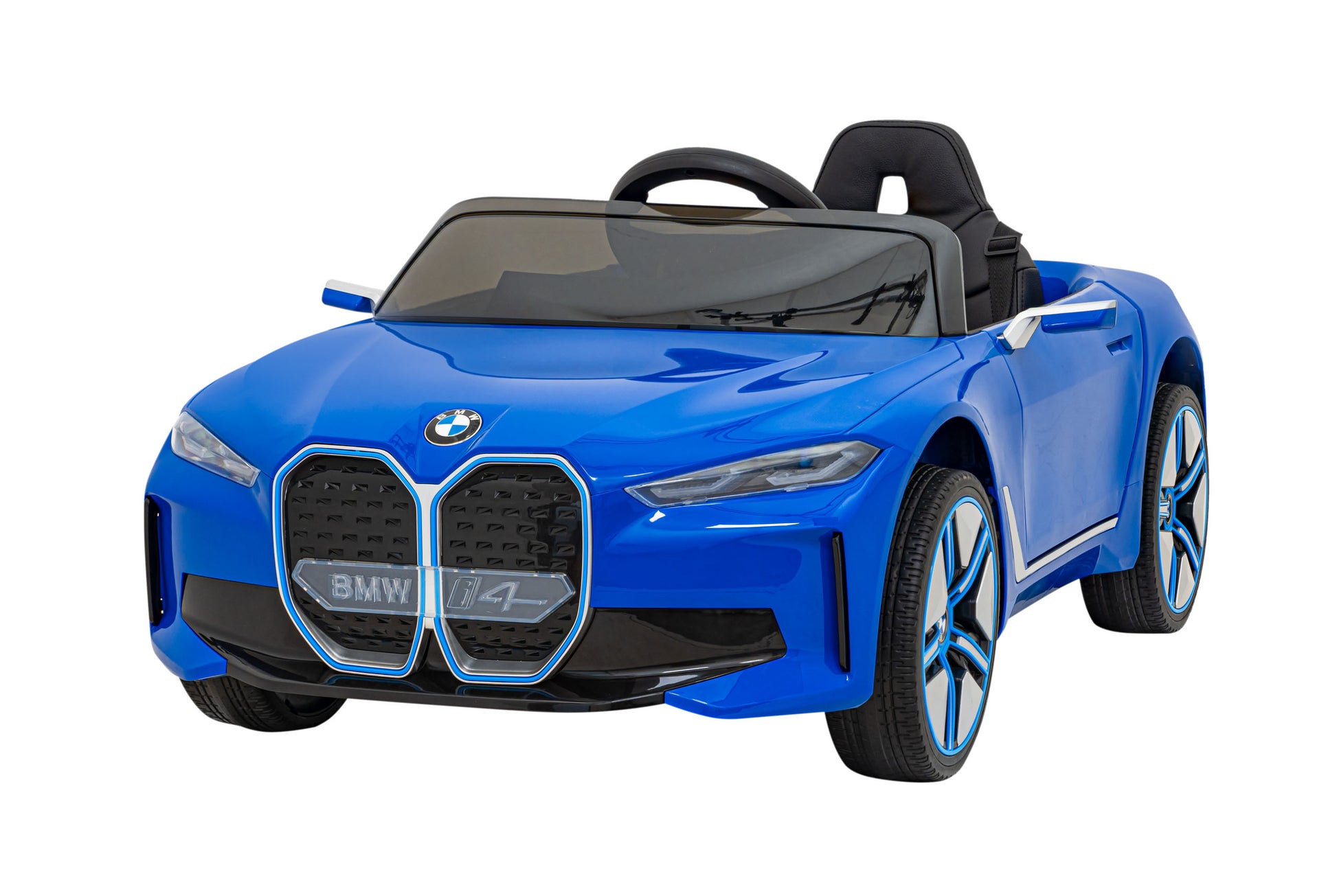 BMW I4 plavi