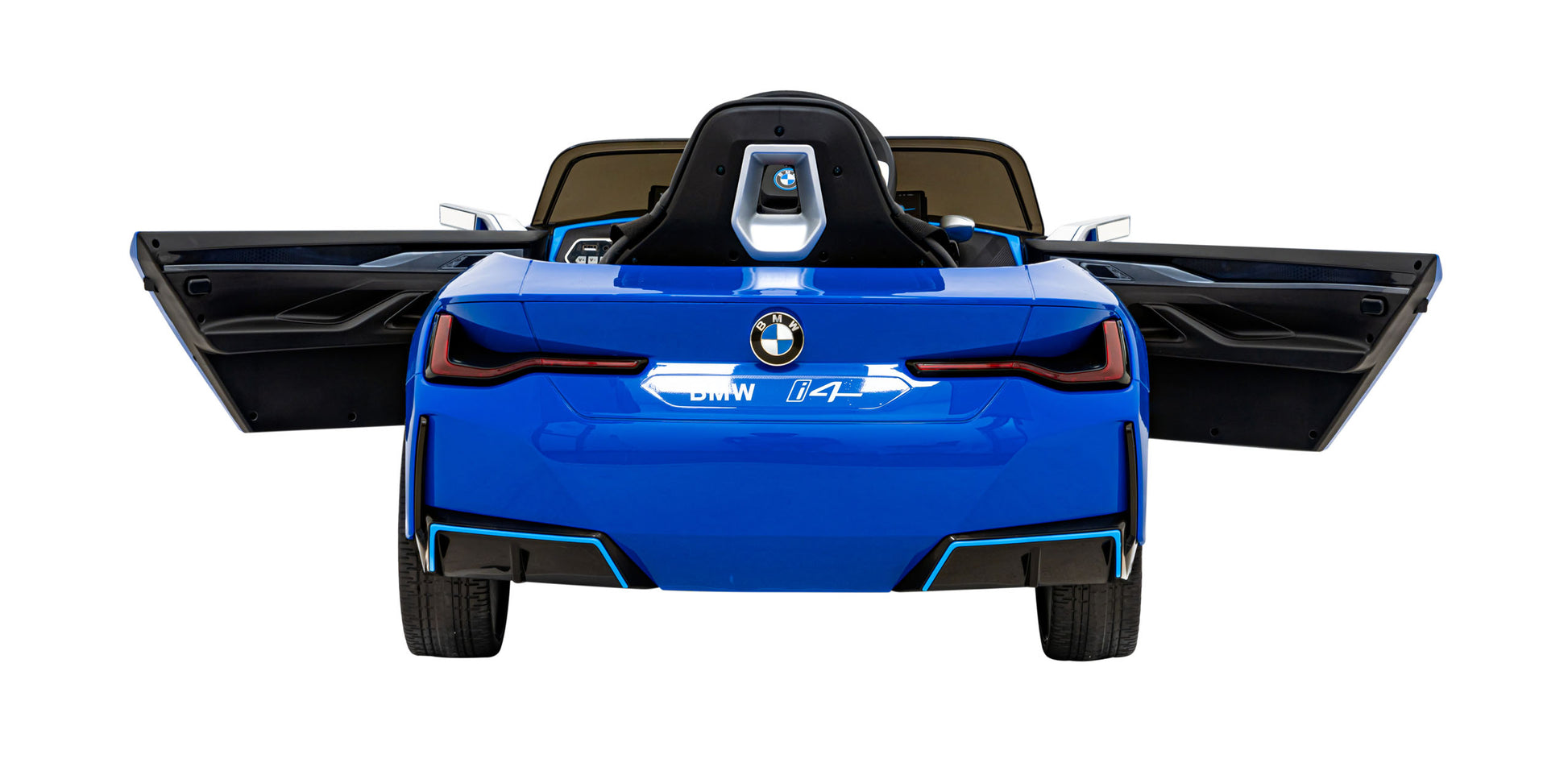 BMW I4 plavi