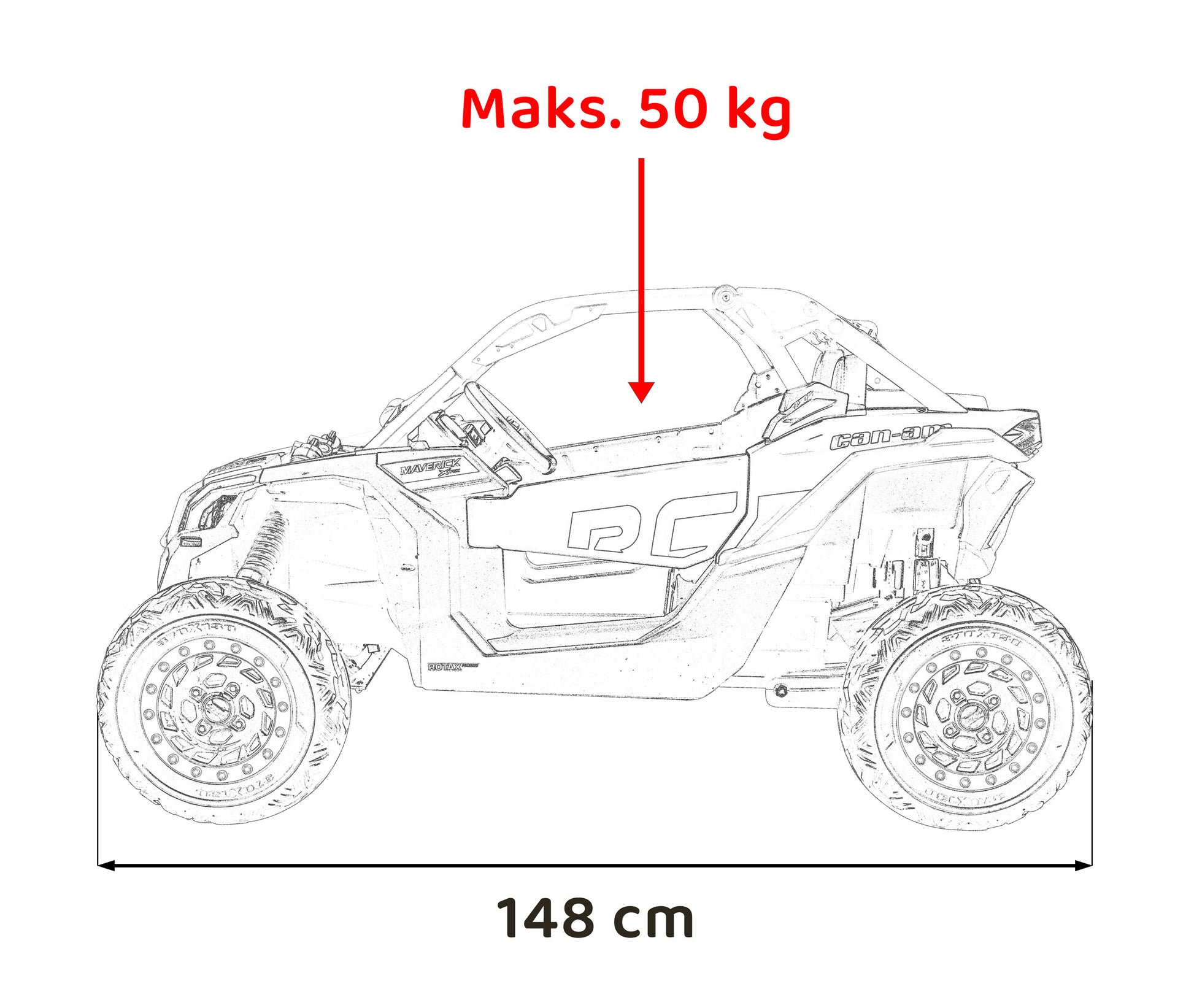 Buggy Maverick Turbo RR | Crna