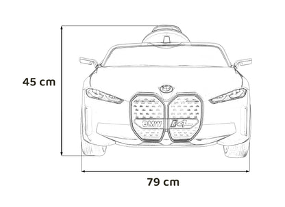 BMW I4 plavi