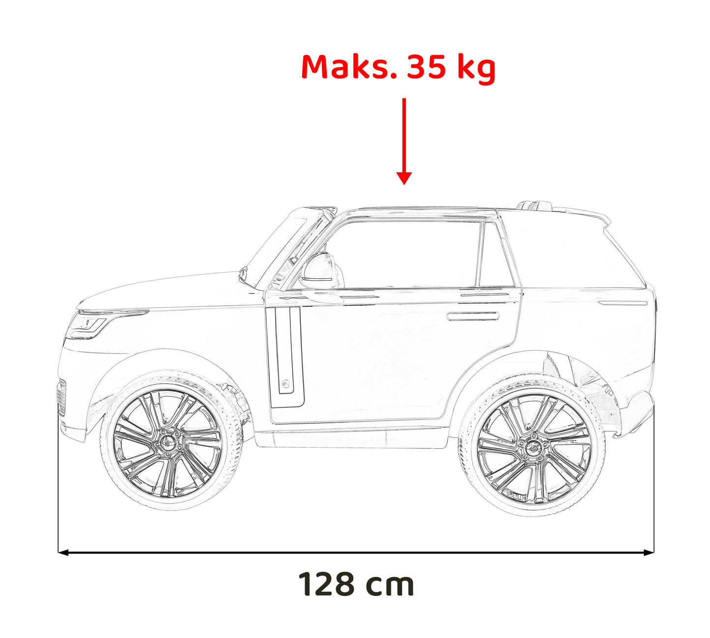 Range Rover SUV Lift | Bijela