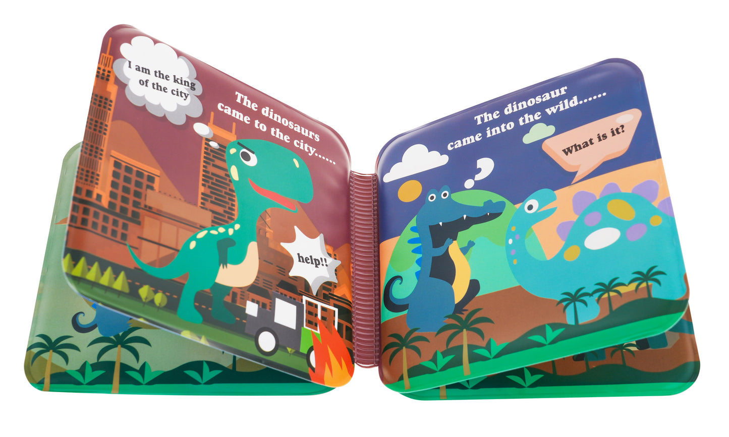 Set gumenih lutaka dinosaura + knjižica