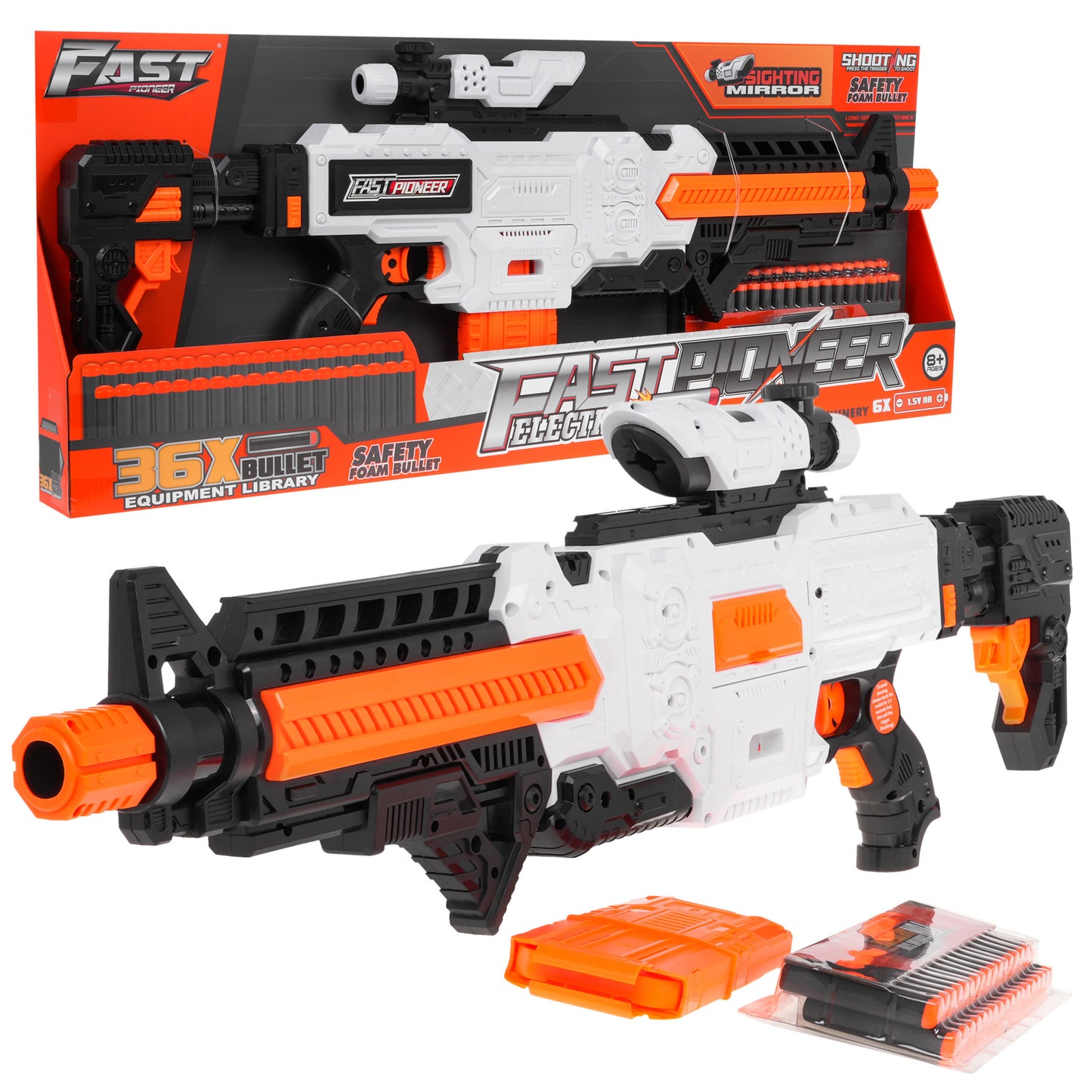 Giga puška Fast Pioneer — Bijela