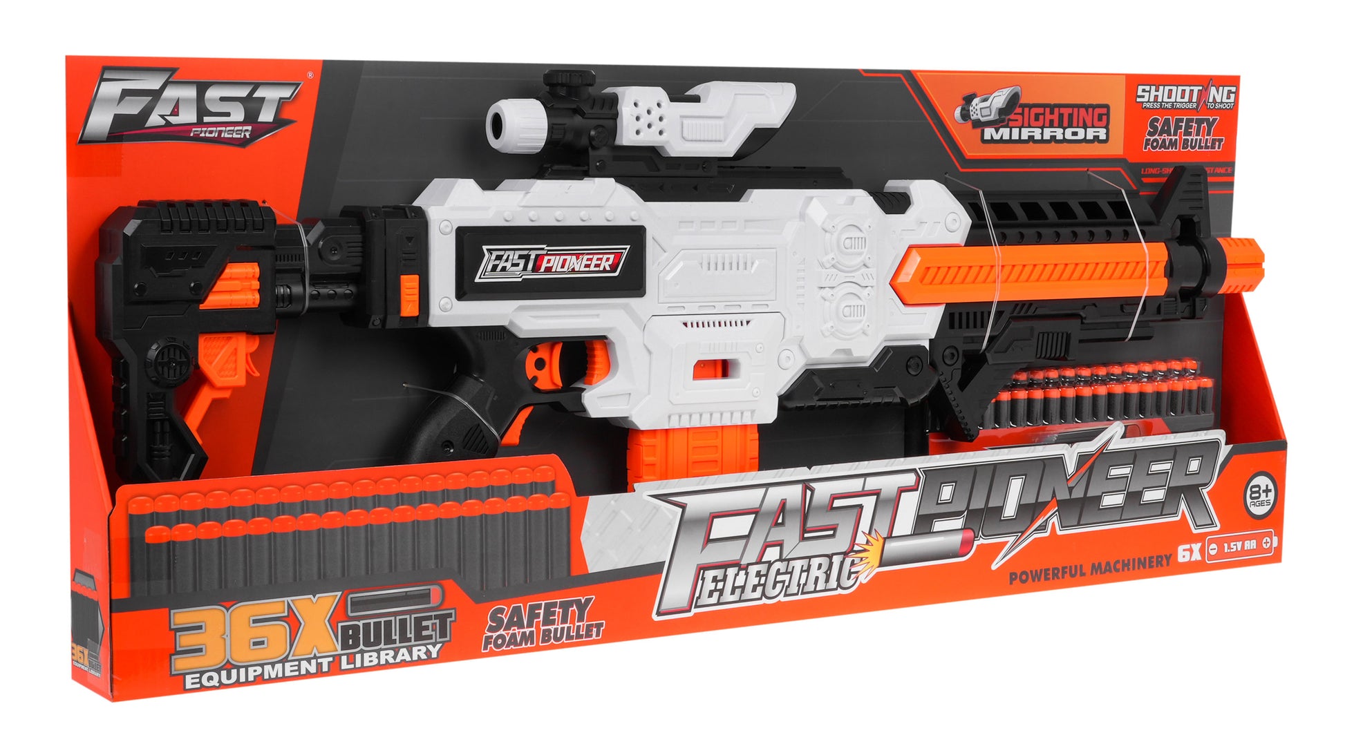 Giga puška Fast Pioneer — Bijela