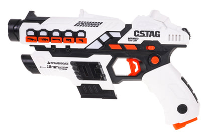 Set laserskih pištolja + štitovi s funkcijom dima