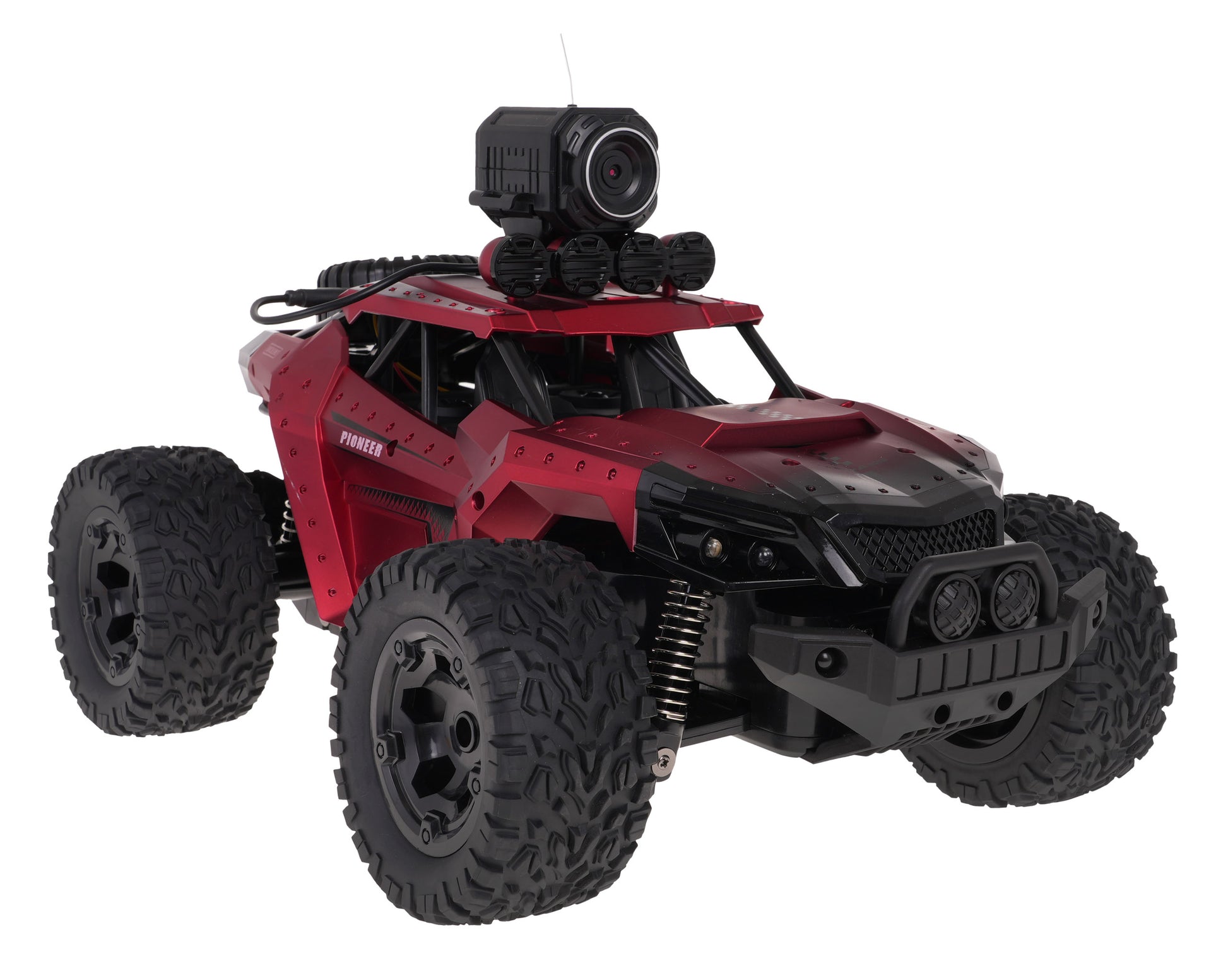 MEGA gusjeničar PIONEER s kamerom | Crvena