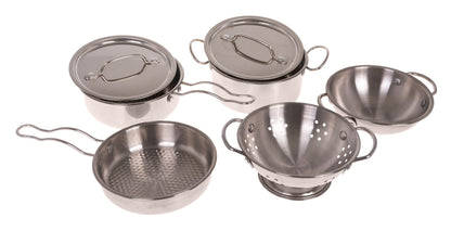 Set metalnih posuda + pribor 13kom