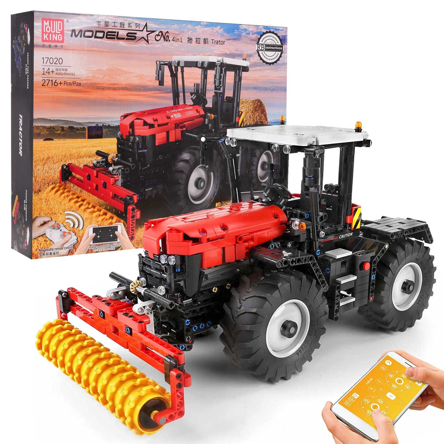 Blokovi Traktor 2716el crvena