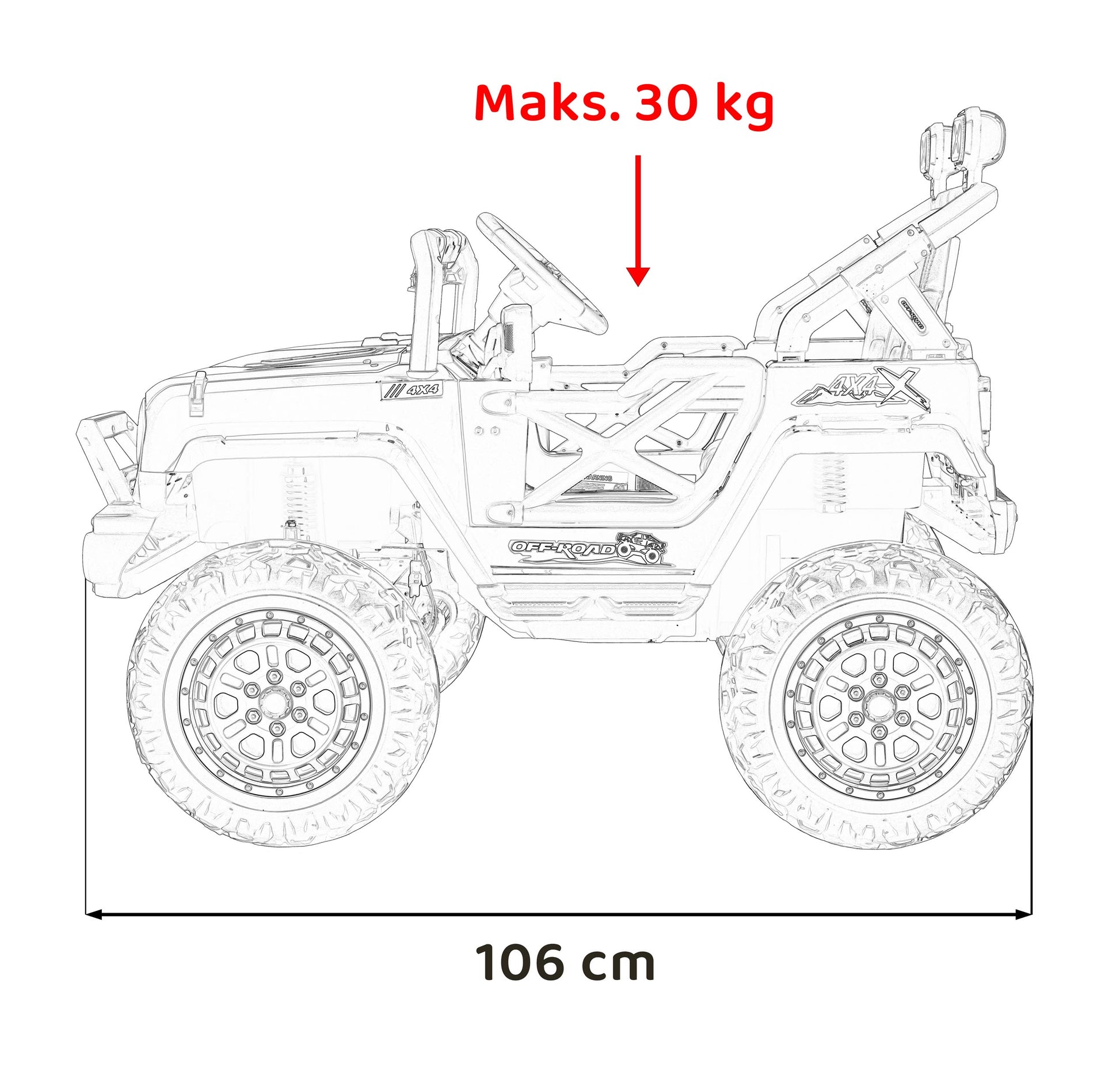 OFF ROAD Brzo Crne boje | Ružičasta