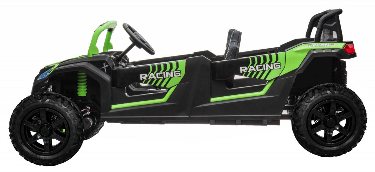 Buggy ATV RACING UTV2000 s 4 sjedala i litij-ionska baterija | Zelena