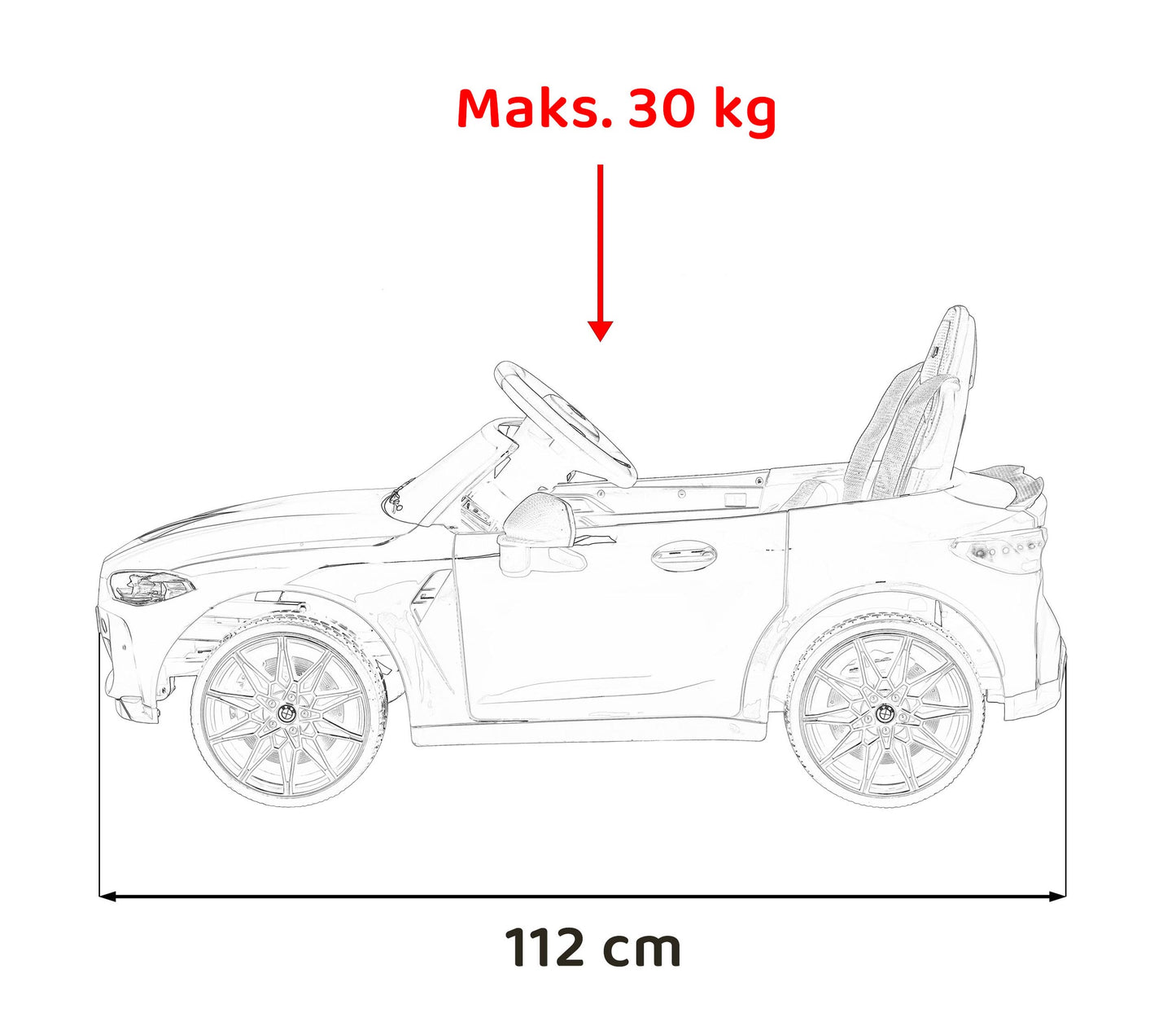 BMW M4 žute boje | Crna