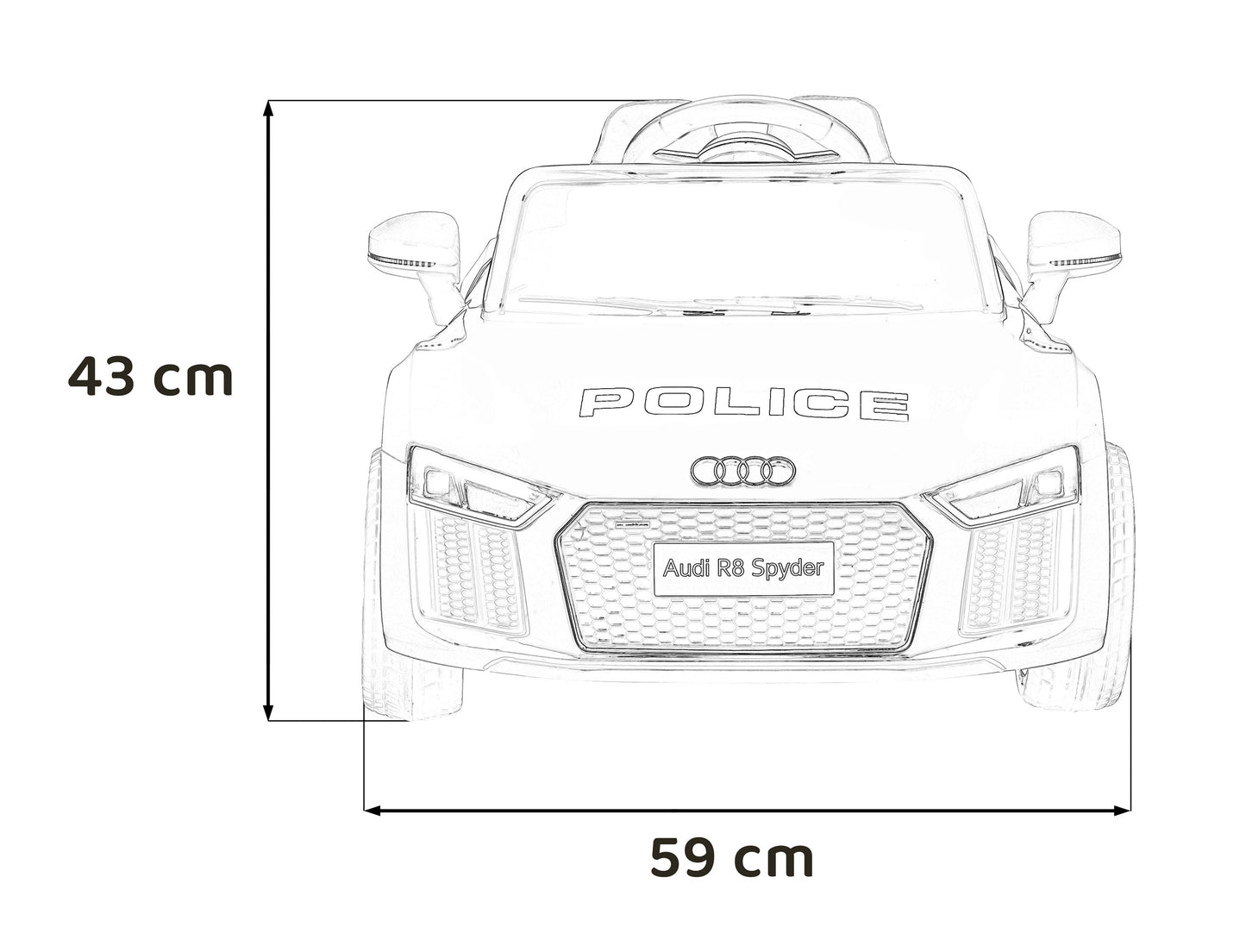 Audi R8 Policija