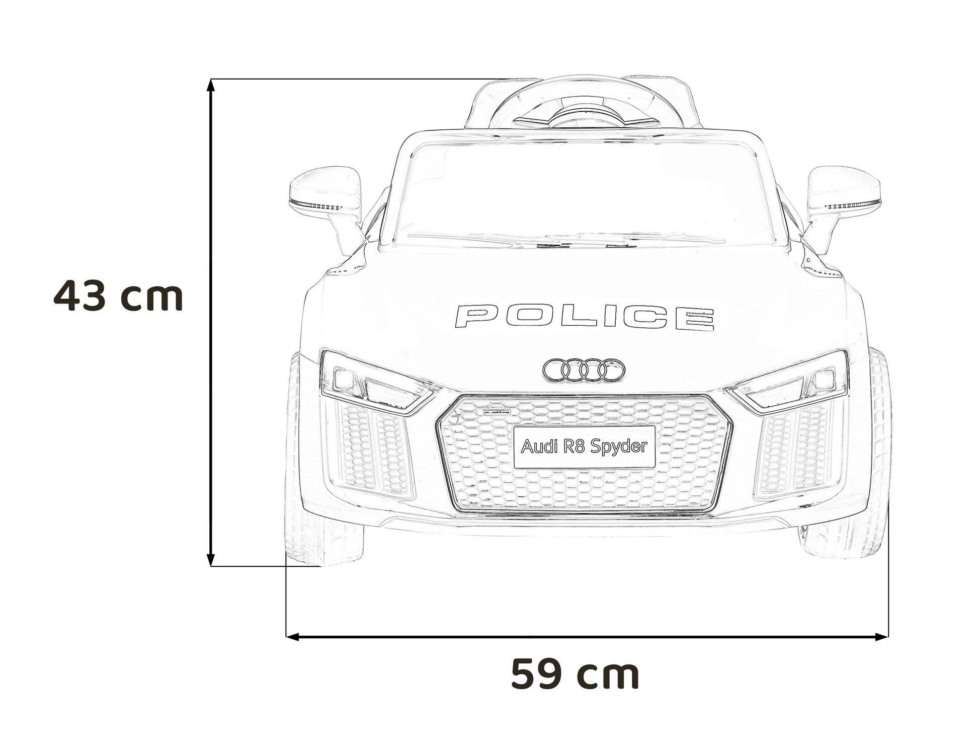 Audi R8 Policija