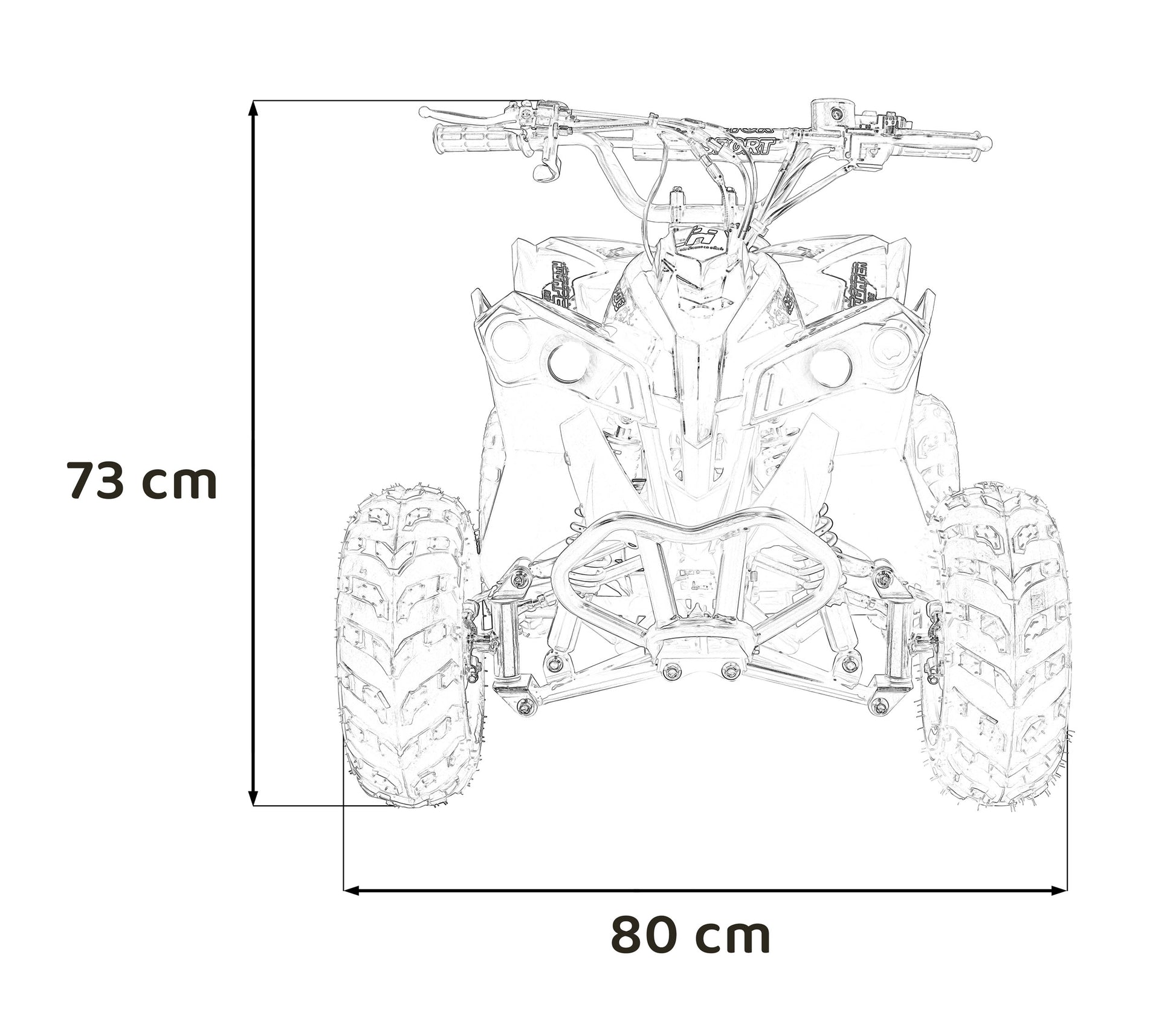RENEGADE 110CC Vozila na plinski pogon | Crvena