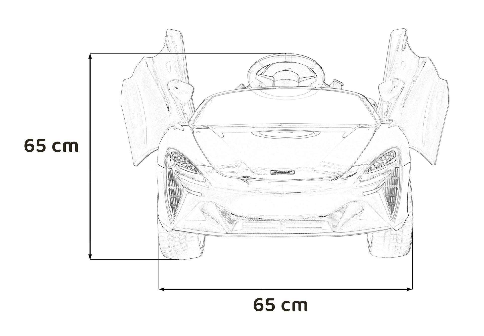 Mclaren Artura plave boje | Crvena