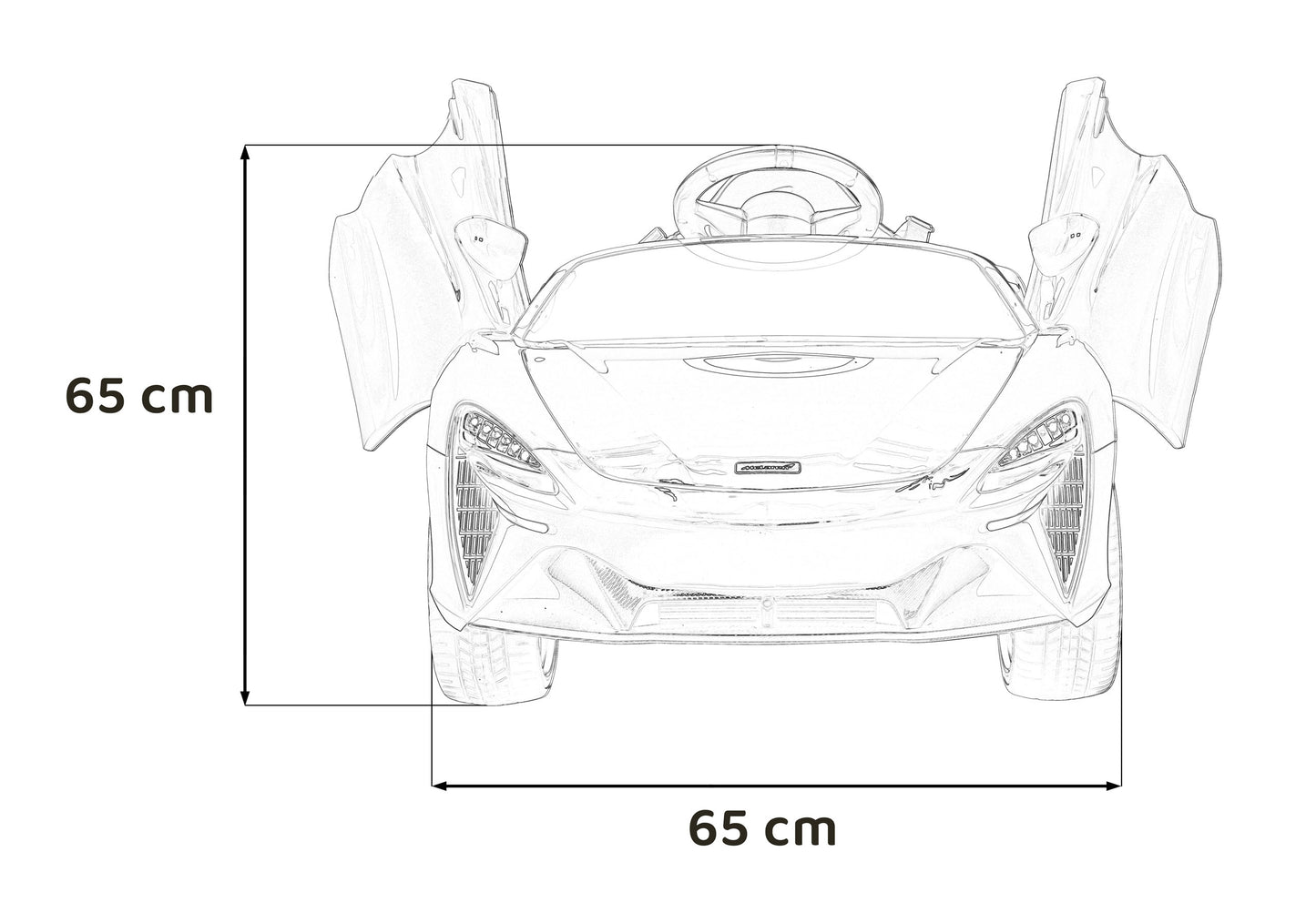 Mclaren Artura plave boje | Plava