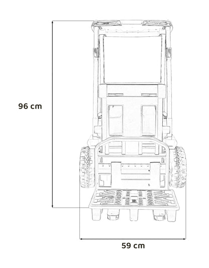 JCB viličar žuto
