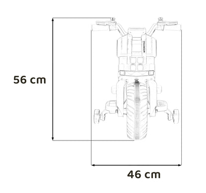 Motor Future 88 bijele boje | Crna