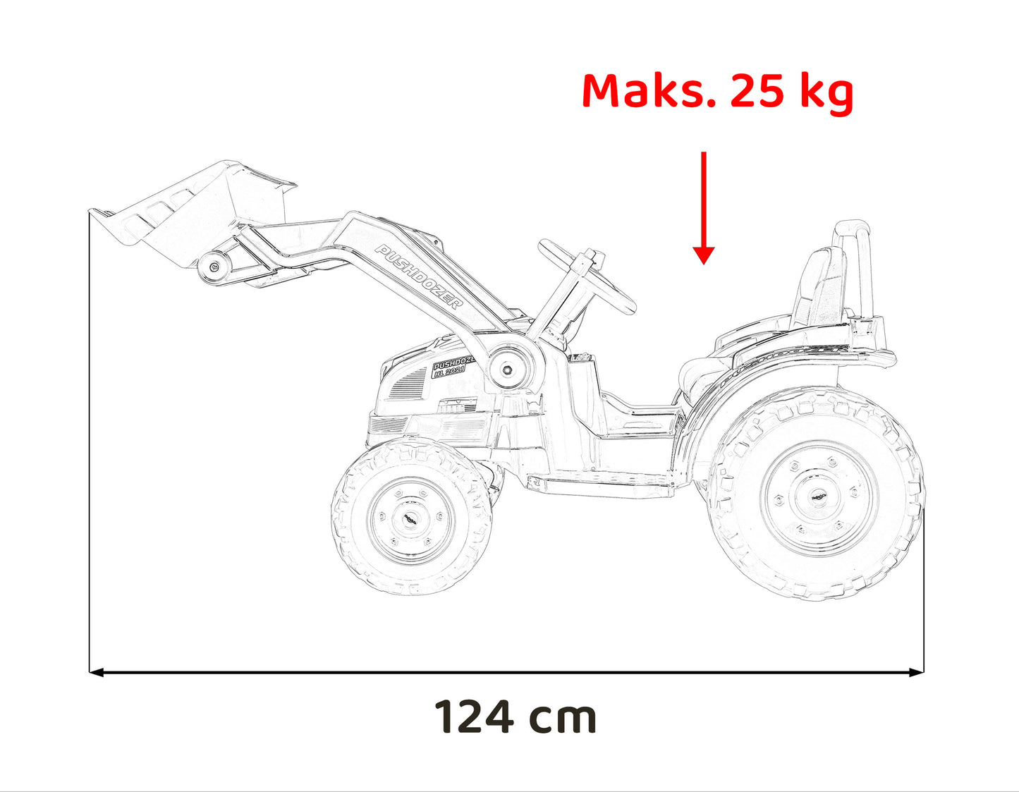 Bager Traktor Žuto