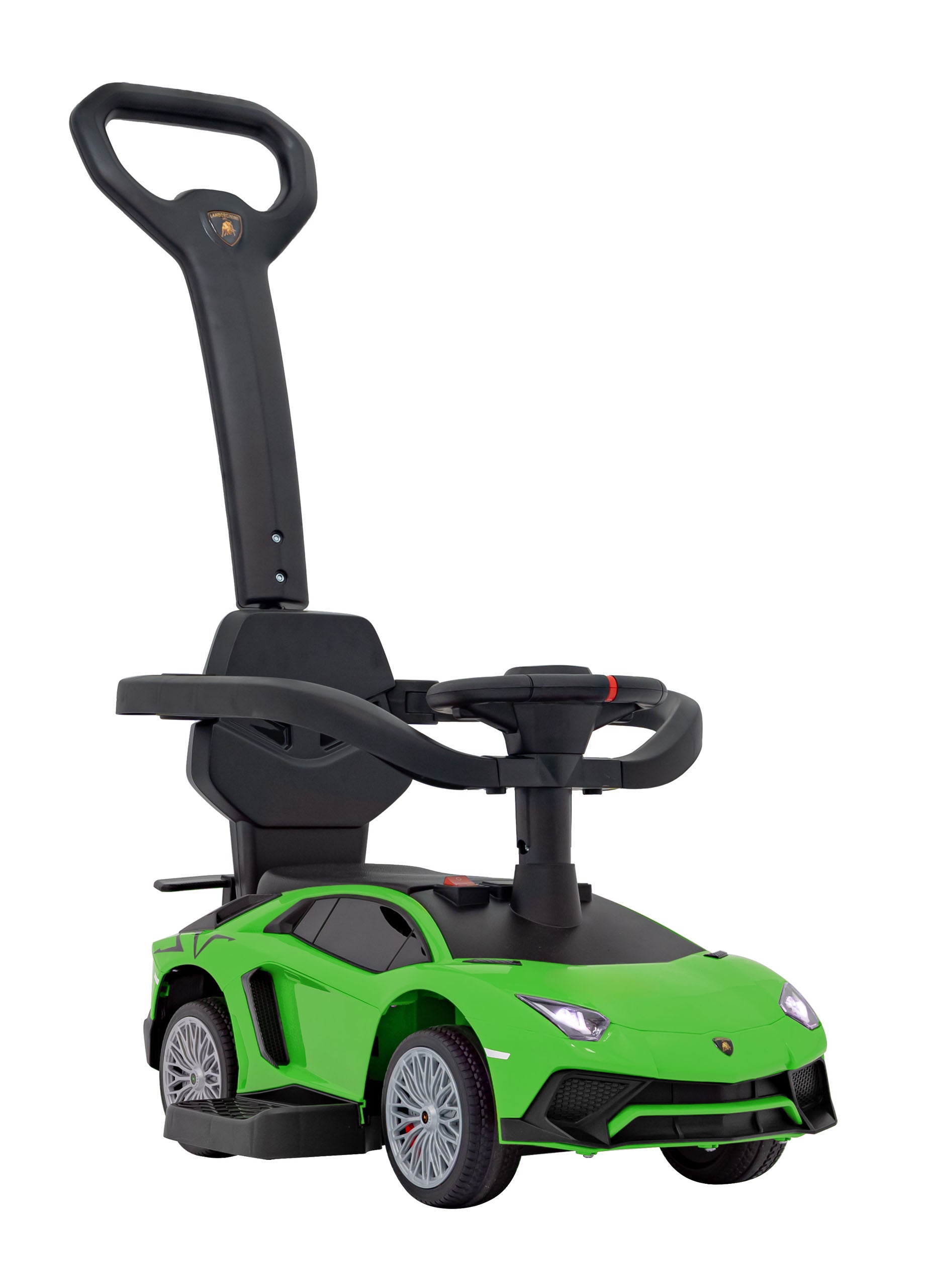 Voznja, dječja kolica Lamborghini Aventador SV — Bijela | Zelena