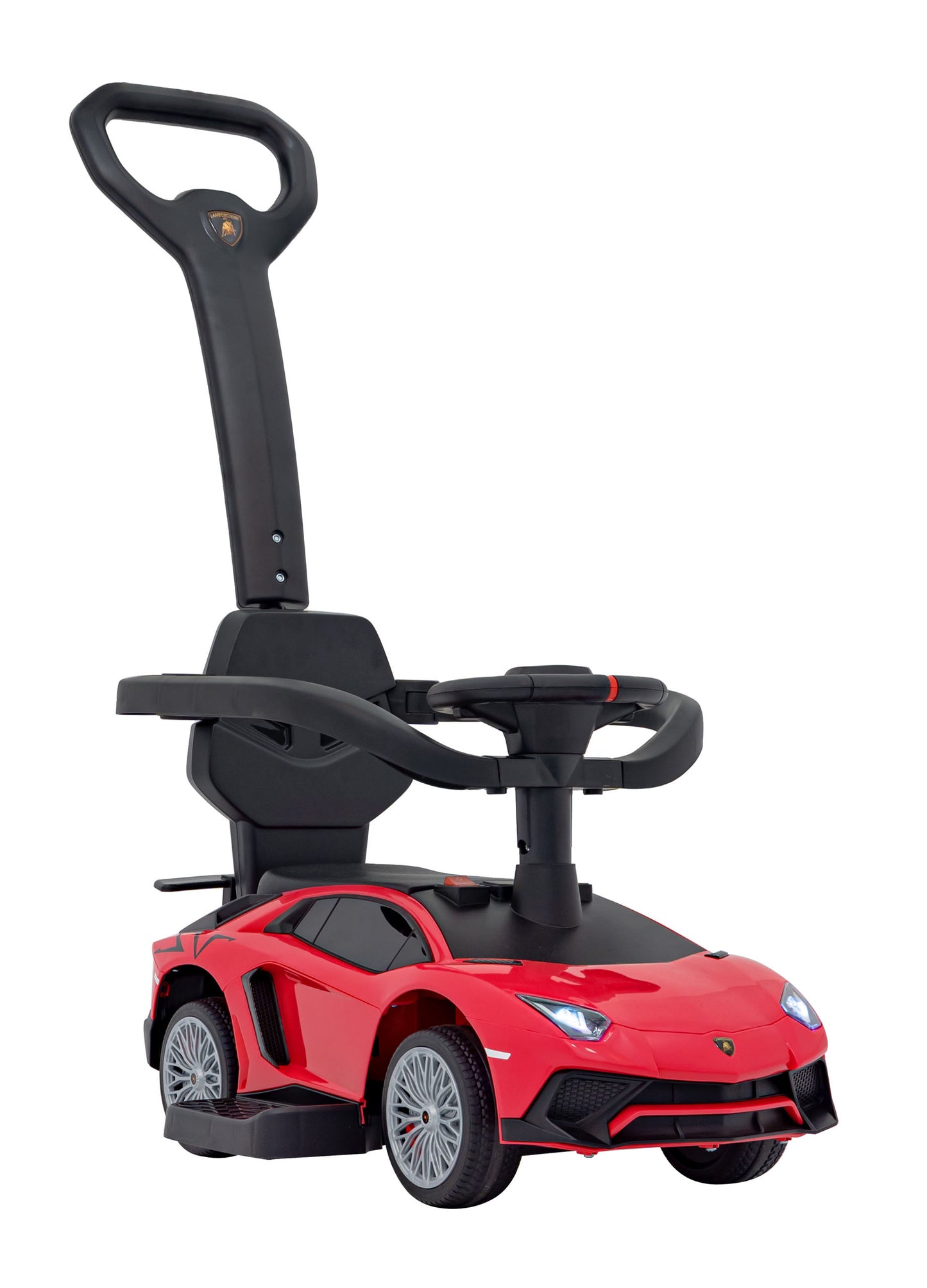 Voznja, dječja kolica Lamborghini Aventador SV — Bijela | Crvena