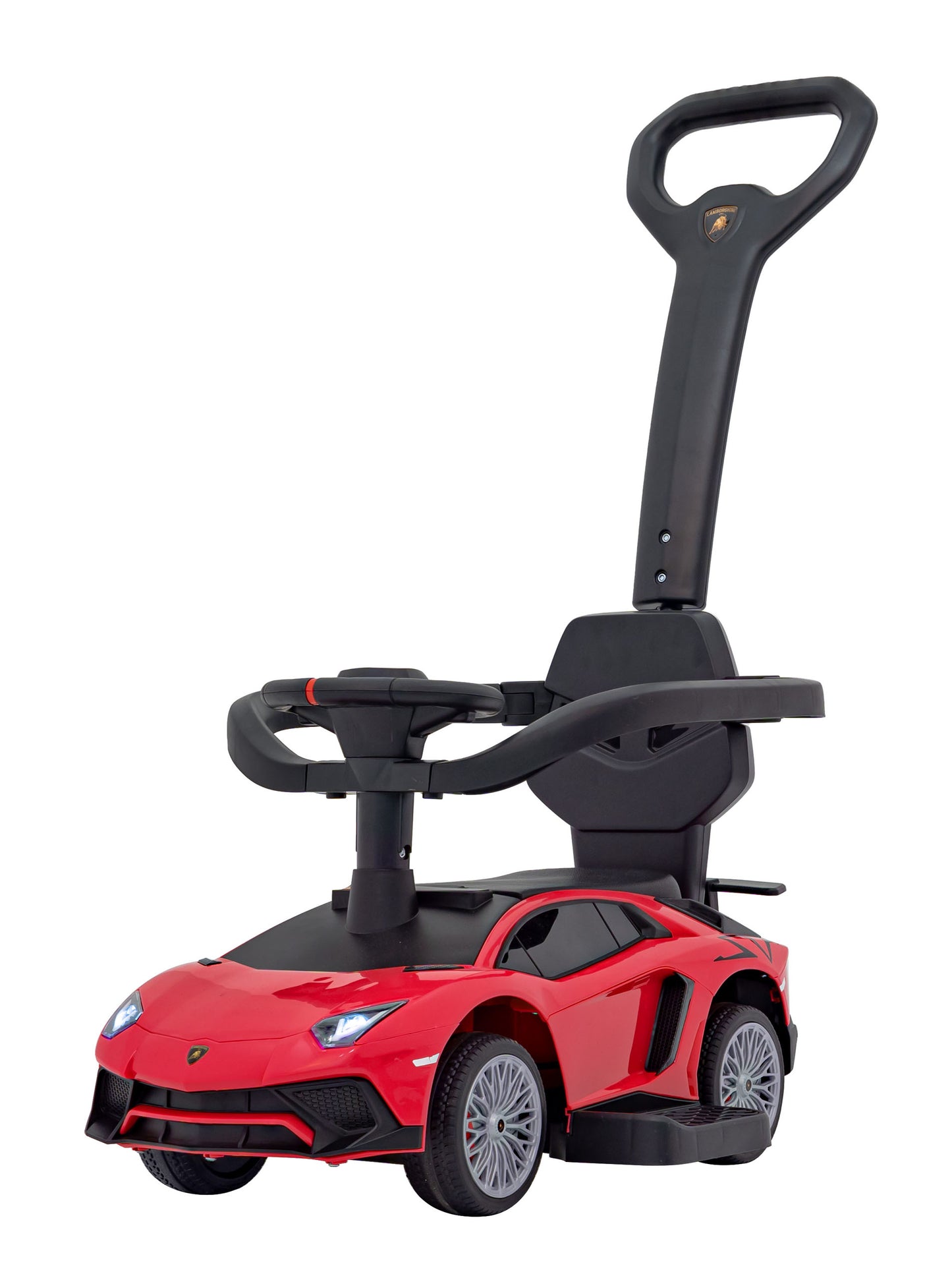 Voznja, dječja kolica Lamborghini Aventador SV — Bijela | Crvena