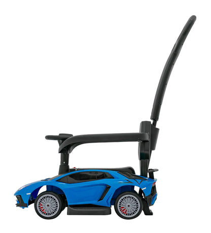 Voznja, dječja kolica Lamborghini Aventador SV — Bijela | Plava