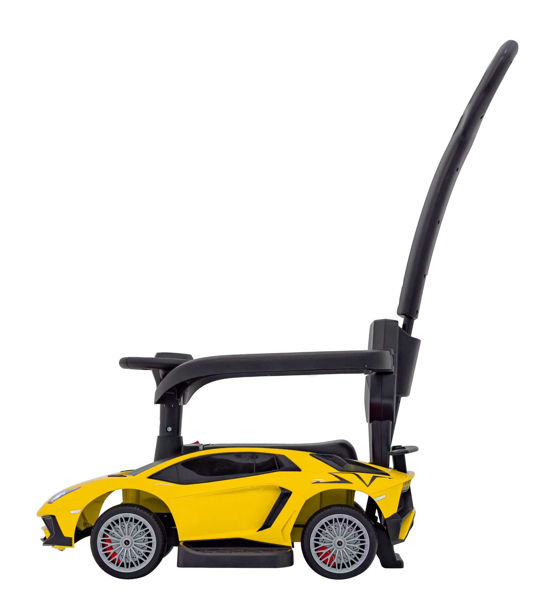 Voznja, dječja kolica Lamborghini Aventador SV — Bijela | Žuta