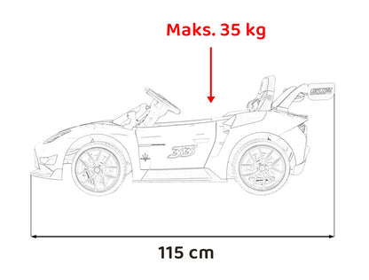 Maserati MC20 GT2 bijele boje
