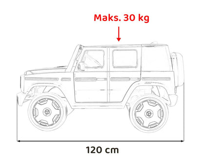 Mercedes Benz EQG crne boje | Bijela